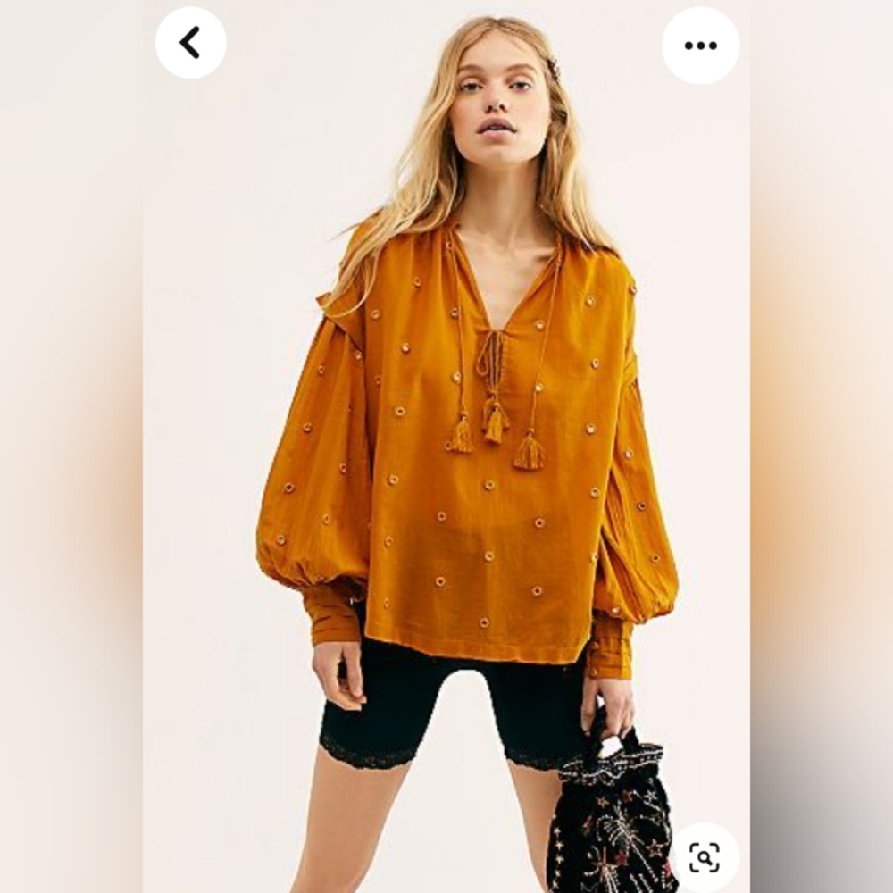Shine Bright Peasant Blouse
